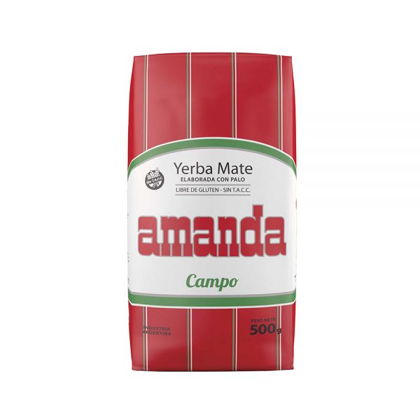 Paquete de yerba amanda campo