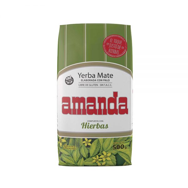 Paquete de yerba amanda compuesta