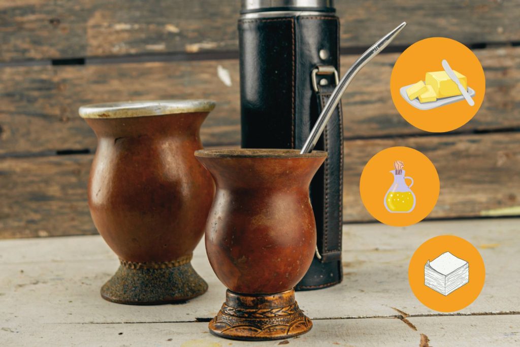 como curar un mate de madera