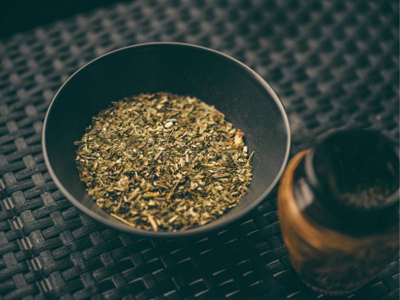 polvillo de la yerba mate