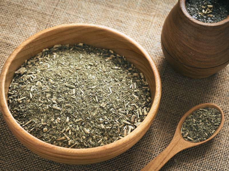 polvillo de la yerba