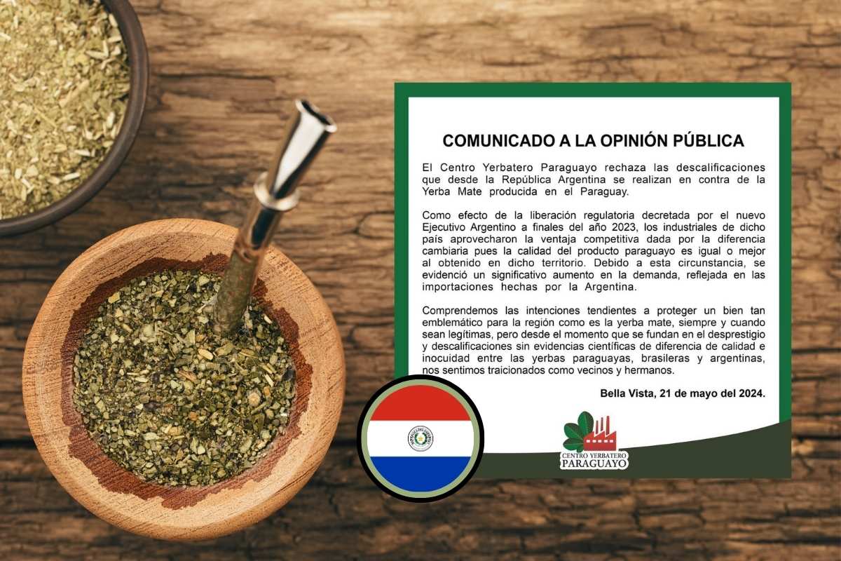 que pasa con la yerba importada de paraguay