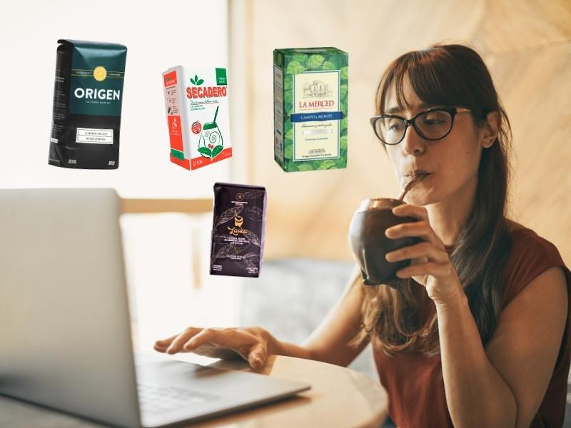 mujer tomando mate anti acidez